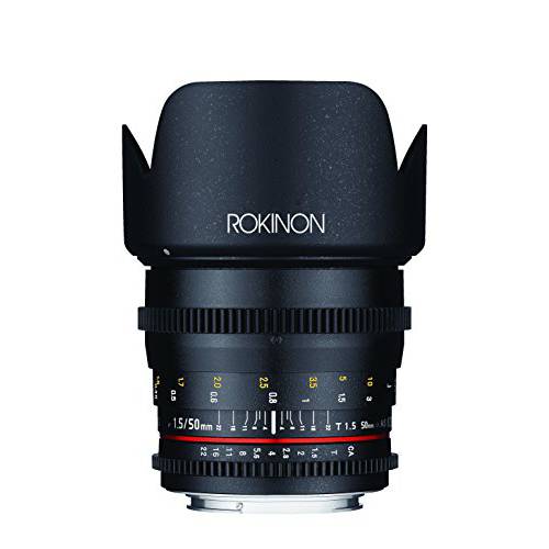 Rokinon DS50M-MFT Cine DS 50 mm T1.5 AS IF UMC 풀 프레임 Cine 렌즈 for 올림푸스&  파나소닉 미니 Four Thirds