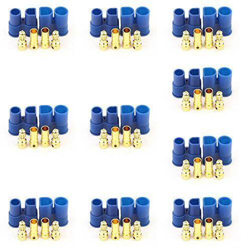 Male/ Female EC3 Style 커넥터 3.5mm 골드 Bullet Plug 팩 of 10 pairs