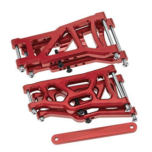 4-Pack 알루미늄 앞&  후방 Suspension A-Arms&  Tie 바 교체용 of 2555 3631 2532 for Traxxas 1/ 10 Slash 2WD RC 차량용 Upgrade 부속 Hop Ups