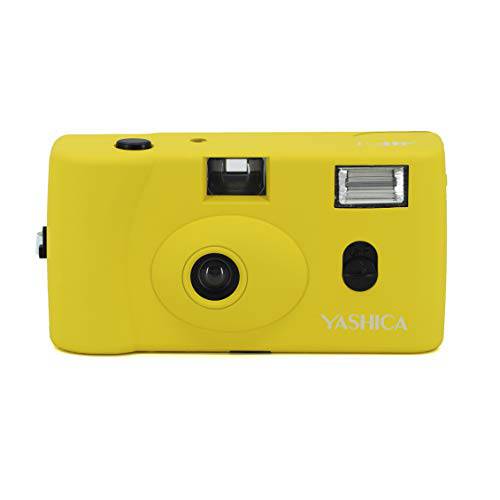 Yashica MF-1 스냅사진 아트 35mm 필름 카메라 세트 (Yellow)