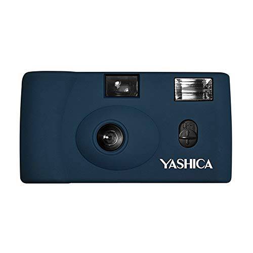 야시카 MF-1 스냅사진 아트 35mm 필름 카메라 세트 (Prussian 블루)
