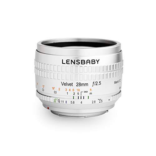 Lensbaby 벨벳 28 캐논 RF (실버)