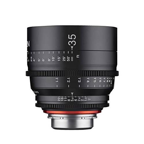 Rokinon Xeen XN35-MFT 35mm T1.5 프로페셔널 Cine 렌즈 마이크로 Four Thirds 호환가능 렌즈 카메라 (블랙)