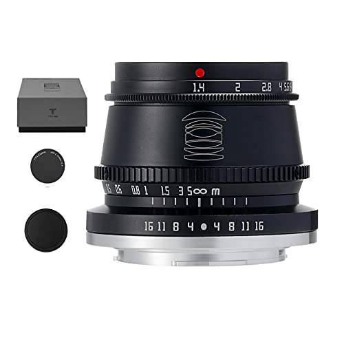 TTArtisan 35mm F1.4 APS-C 수동 포커스 렌즈 호환가능한 파나소닉, 올림푸스 M43 마운트 미러리스 카메라