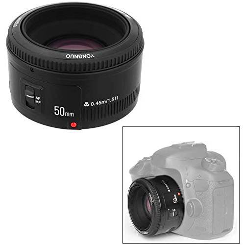 YONGNUO 렌즈 YN50mm f1.8 YN EF 50mm F/ 1.8 AF 렌즈 YN50 조리개 오토 포커스 렌즈 캐논 EOS 60D 70D 5D2 5D3 600d DSLR 카메라 (YN50MM1.8II 캐논)