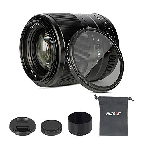 Viltrox 오토포커스 56mm F1.4 E-Mount 프라임 렌즈 APS-C 미러리스 디지털 카메라 소니 A6500 A6300 A6000 A6400 A6100 A5100 A6600