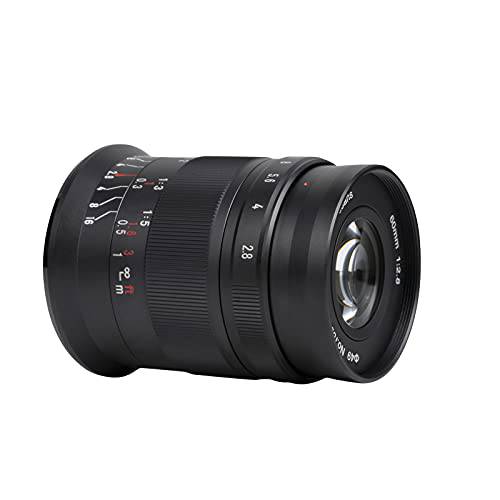 7artisans 60mm F2.8 II 매크로 렌즈 APS-C 수동 고정 렌즈 호환가능한 후지 X-Mount 카메라 (블랙)