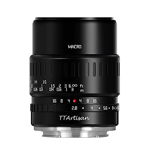 TTArtisan 40mm F2.8 매크로 렌즈 APS-C 1:1 배율 매크로 렌즈 수동 포커스 프라임 고정 포커스 렌즈 니콘 Z-Mount 카메라 Z6、Z7、Z50、Z5、Z6II、Z7II