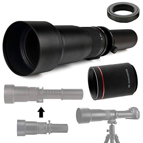 제어기 Optics 650-1300mm (w/ 2X- 1300-2600mm) F/ 8-16 HD 망원 줌 렌즈 캐논 EF/ EF-S 마운트 카메라