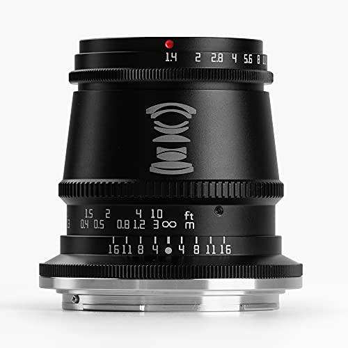 TTArtisan 17mm F1.4 APS-C 수동 포커스 렌즈 니콘 Z 마운트 카메라 Like Z50 M（Black）