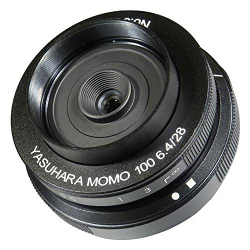 Yasuhara MO100M 28-28mm F/ 6.4-22 고정 프라임 모모 100 소프트 포커스 렌즈 마이크로 4/ 3, 블랙