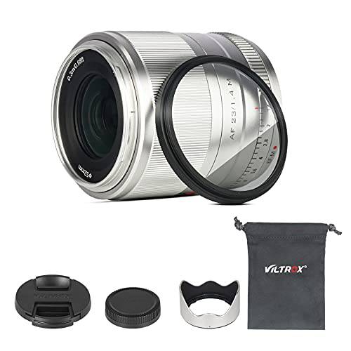VILTROX 23mm F/ 1.4 F1.4 EOSM 렌즈 캐논 EOS-M 마운트 카메라 M10 M100 M2 M200 M3 M5 M50 M50II M6 M60 II EOS M6 Mark II, 렌즈 필터 콤보