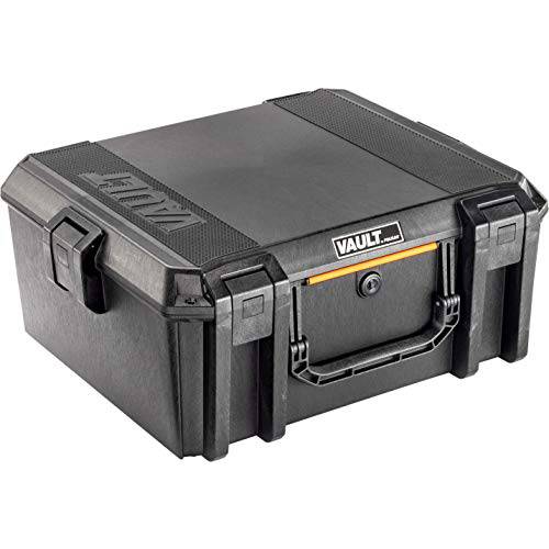 Vault by Pelican  V600 Multi-Purpose 하드 케이스 폼 장비, 전자제품 기어, 카메라, 드론, and More (블랙)