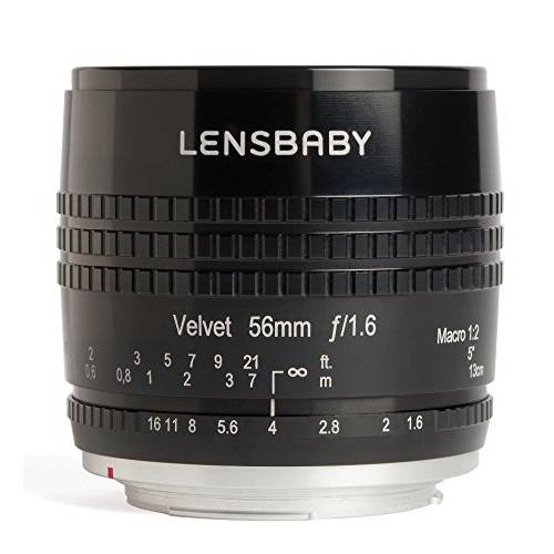 Lensbaby LB-V56BX 벨벳 56 렌즈 소니 NEX 카메라