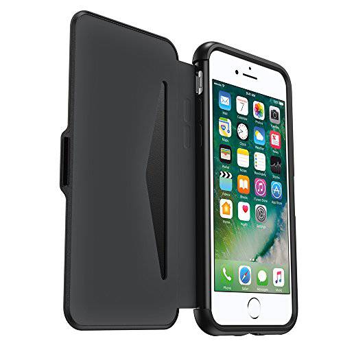 OtterBox SYMMETRY ETUI SERIES 아이폰 7 용 카드 슬롯이있는 세련된 보호 폴리오 케이스 (전용) - 소매 포장 - BLACK