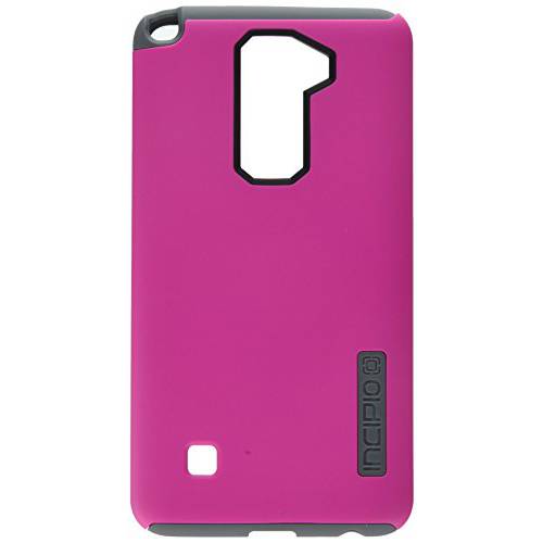 Incipio LG G Stylo 2 케이스, [Hard Shell] [Dual Layer] DualPro 케이스 for LG G Stylo 2-Pink/ 차콜, 숯