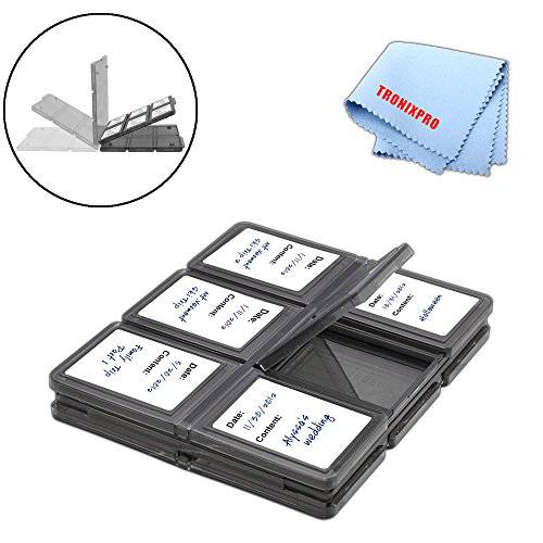 Acuvar 12 slot SD/ SDHC 메모리 카드 하드 비닐 케이스