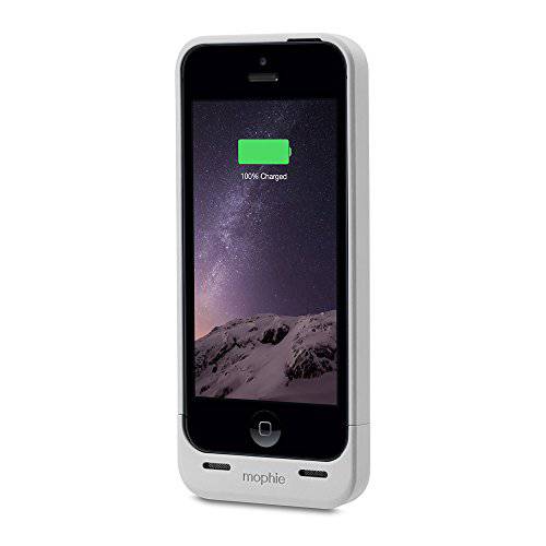 mophie juice 팩 에어 for 아이폰 5/ 5S (1, 700mAh) - 실버 (Discontinued by Manufacturer)