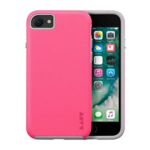 LAUT - 쉴드 이중 레이어 Protective 하드 후면 케이스 for 아이폰 8&  아이폰 7 (Pink)