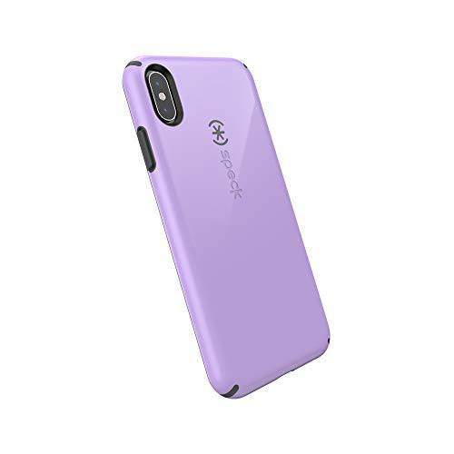Speck Products 아이폰 Xs 맥스 케이스, CandyShell, Aster Purple/ Slate 그레이