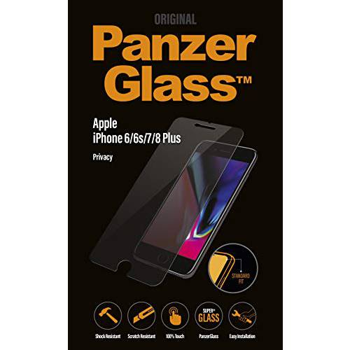PanzerGlass 프라이버시 for 아이폰 6+/ 6s+/ 7+/ 8+ 클리어