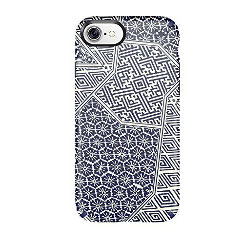 Speck 79990-5757 Presidio Inked 휴대폰, 스마트폰 케이스 아이폰 7 - ShiboriTile 블루 매트/ 선박 블루