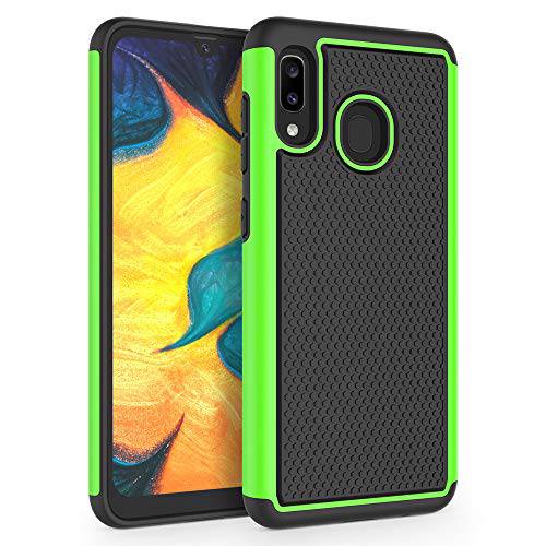 SYONER [Shockproof Protective 폰 케이스 커버 for 삼성 갤럭시 A20/  갤럭시 A30 (6.4, 2019) [Green]