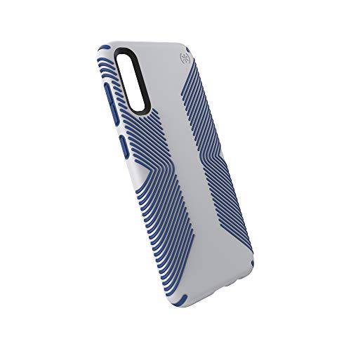 Speck Products 삼성 A50 케이스, Presidio Grip, Microchip Grey/ Ballpoint 블루