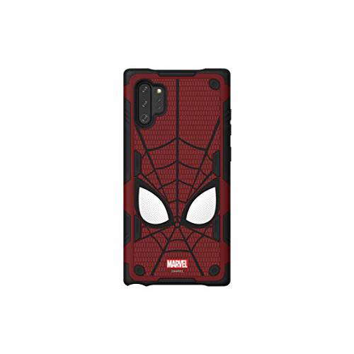 haainc 삼성 갤럭시 Friends Spider-Man 러그드 Protective 스마트 커버 for 메모,필기 10+