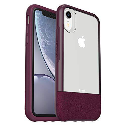 OtterBox 클리어&  펠트 케이스 for 아이폰 XR - LUCENT 마젠타, 자홍색 (CLEAR/ BOYSENBERRY/ ORCHID)