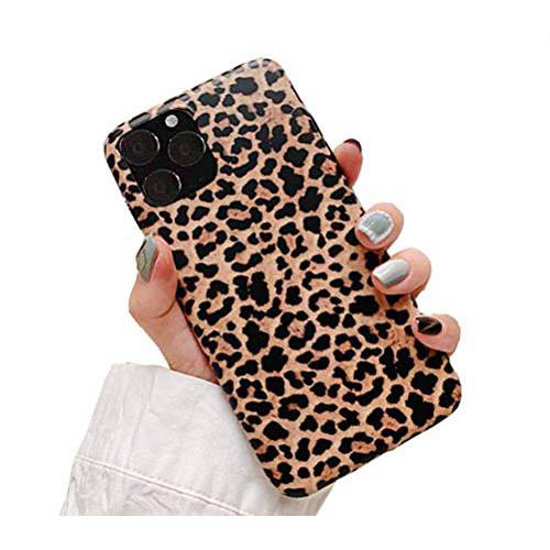 아이폰 11 프로 케이스, Doowear Leopard Cheetah Protective 커버 쉘 for Girls 여성용, 매트,무광 Slim Fit Anti 스크레치 충격방지 소프트 TPU 범퍼 유연한 Rubber 젤,겔 실리콘 케이스 for 아이폰 11 프로 5.8
