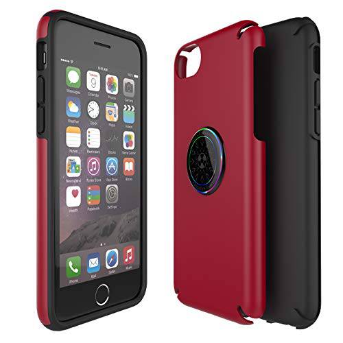 CCSJ LLC 아이폰 8 케이스, 아이폰 7 케이스, 아이폰 6s 케이스, 아이폰 6 케이스, 풀 바디 프로텍트 커버 with (EMF) Anti-Radiation 프로텍트&  네거티브 이온 Energy for 애플 아이폰 6/ 6s/ 7/ 8 (red)