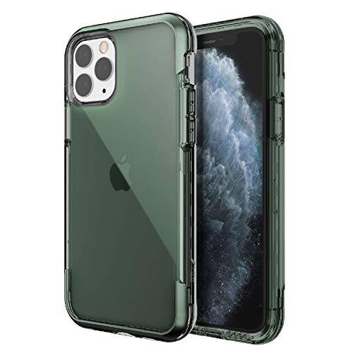 X-Doria 디펜스 에어 Series, 아이폰 11 케이스 - 밀리터리 그레이드 Tested, 양극처리 Aluminum, TPU, and 폴리카보네이트 Protective 케이스 for 애플 아이폰 11, (Midnight Green)