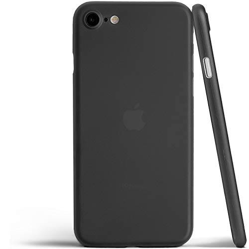 totallee Thin 아이폰 SE 케이스, 가장얇은 커버 울트라 슬림 Minimal - for 애플 아이폰 SE (2020) (Frosted Black)