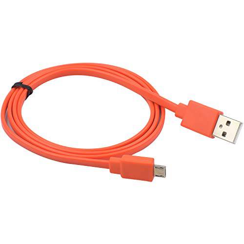 3.3ft 미니 USB 고속충전기 평평한 파워 케이블 케이블 Wire 교체용 호환 JBL 충전 3 충전 2+ Flip4 Flip3 플립 2 Clip+ Clip 미니 II Pulse 2 고 트립 무선 스피커 and 로지텍 UE 붐 스피커