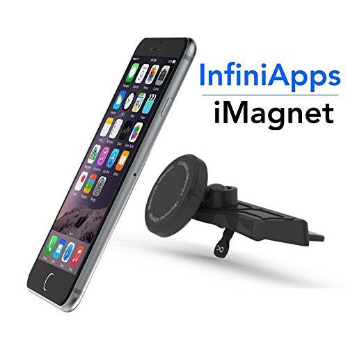 [Maker of iMagnet] 차량용 마운트, 마그네틱,자석 Mount-brandnameeng the Original,오리지날 특허받은 Slyde CD Slot 마운트, 차량용 폰 마운트 for 스마트폰 아이폰 X 8 7 플러스 6S 6 5s 5, 갤럭시 S8 S7 S6, 노트 8 5 Mini 태블릿