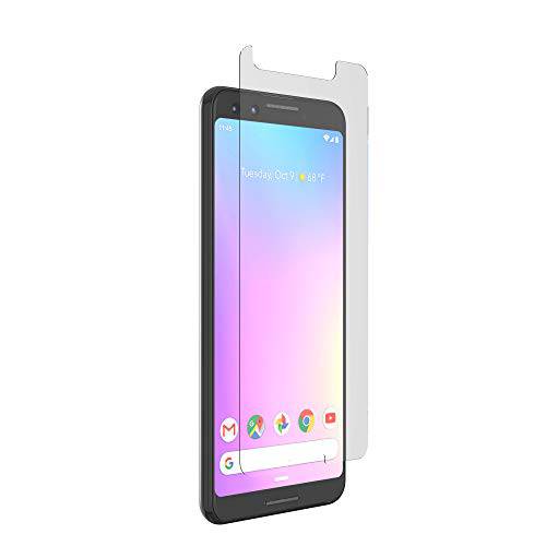 ZAGG InvisibleShield 글래스+ VisionGuard - 차단 Harmful high-Energy Visible (HEV) 블루라이트 and 99% of UV 가벼운 from Your 디바이스 - Made for 구글 Pixel 3, 투명