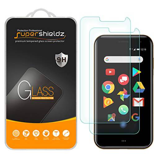 (2 Pack) Supershieldz for Palm 폰 강화유리 화면보호필름, 액정보호필름, Anti 스크레치, 기포 방지