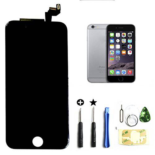 ZTR 블랙 for 아이폰 6s 4.7 inch 레티나 LCD 터치 스크린 디지타이저 글래스 교체용 풀 조립품 with 리페어 Kit
