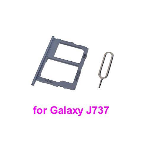 PHONSUN SIM 카드 트레이 for 삼성 갤럭시 J737A J737V J737T J737P J737 (블루)