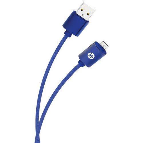 iEssentials  충전&  동기화 Braided Micro USB to USB 케이블 6ft 블루 (IENBC6MBL)