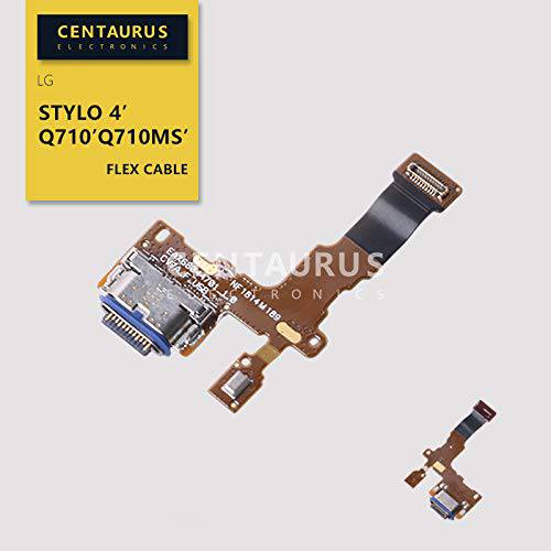 Stylo 4 USB 충전 커넥터 충전 보드 Port 도크 플렉스,구부러지는 케이블 교체용 for LG Stylo 4/ Q 스타일러스/ Q 스타일러스+ /  Q8 2018 Q815/  Q710 Q710MS Q710CS Q710AL Q710TS Q710US Q710ULM L713DL LM Q710FM