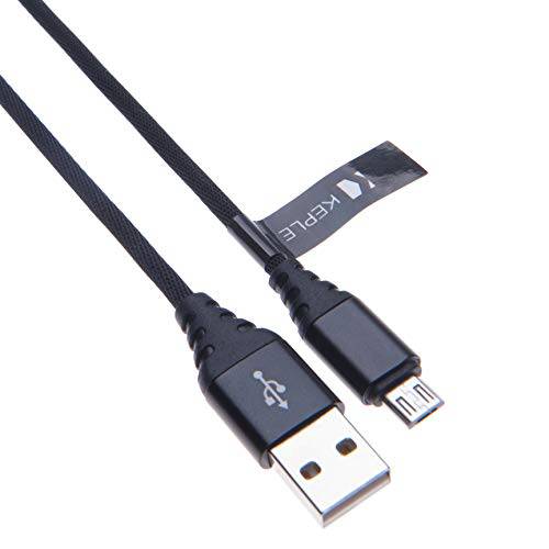 Micro USB 케이블 | 고속충전 안드로이드 충전 빠른 충전 Nylon Braided for 삼성 갤럭시 S7, S7 엣지/ S6, S6 엣지/ S4, S3/  노트 5/ J7, J7 프라임, J3, J3 프라임, J6, J5, J4/ A6, A7, A8 | 1.5ft