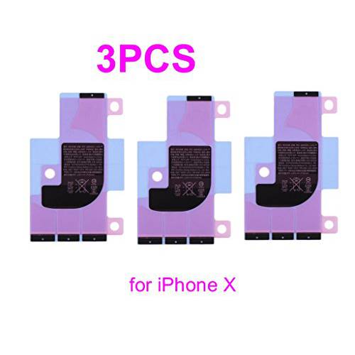 3 x 배터리 접착제 스티커 for 애플 아이폰 X (아이폰 X)