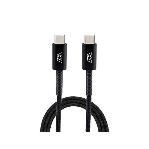 MOS Spring USB-C to USB-C 케이블, 3ft, Black