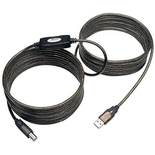 Tripp Lite USB 2.0 Hi-Speed a/ B 액티브 리피터 케이블 (M/ M) 25-ft. (U042-025)