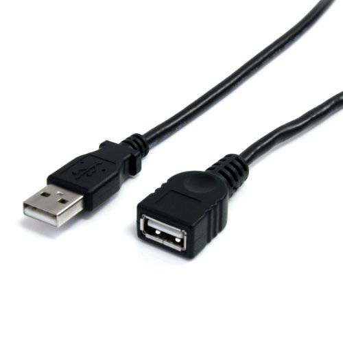 StarTech.com 10 ft Black USB 2.0 연장 케이블 a to a - 10ft USB 2.0 연장 케이블 - 10ft USB Male Female 케이블 (USBEXT a a10BK)