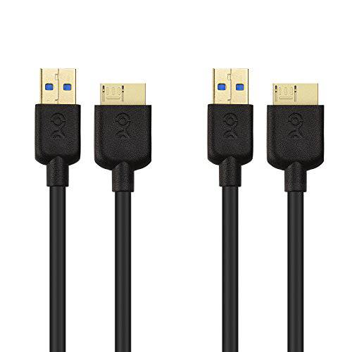 케이블 Matters 2-Pack Micro USB 3.0 케이블 (USB to USB Micro B 케이블) in 블랙 6 ft