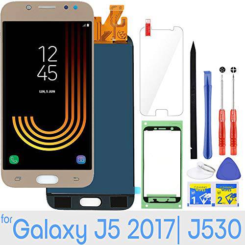 LCD 스크린 교체용 터치 디지타이저 디스플레이 5.2 (골드) for 삼성 갤럭시 J5 프로 2017 J530 J530F J530S J530K J530L J530FM J530Y J530YM