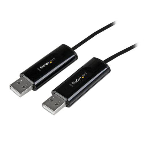 StarTech.com 2 Port USB 키보드 마우스 Switch 케이블 w/ 화일,파일 전송 for PC and Mac - USB 화일,파일 전송 케이블 - 듀얼 Port USB KM Switch (SVKMS2)